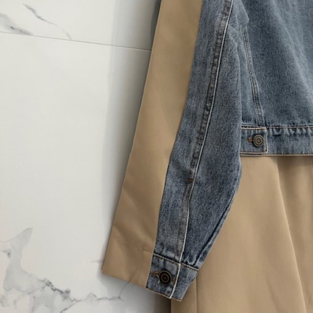 Galita Hybrid Denim Trench Coat - Picture 16 of 16